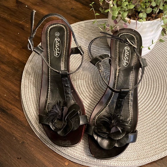 Black leather size 8 Italian . Very comfortable - Picture 4 of 5